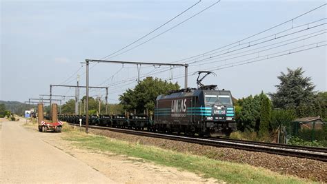 Von Lineas Kommt Mit Einem Brammenzug Aus Genk Zuid B Nach