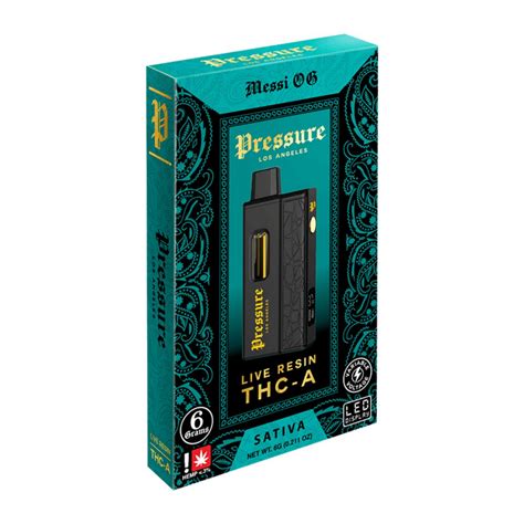 Pressure Los Angeles Live Resin THC A 6g Disposable Wisemen Wholesale