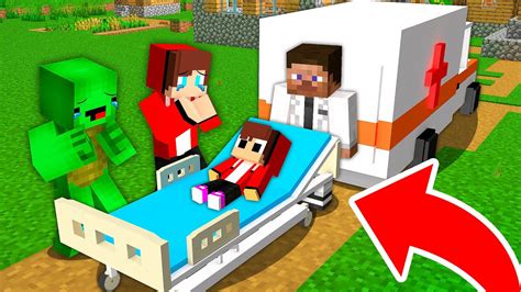 Mikey And Jj Vs Surviving 24 Hours In The Hospital In Minecraft