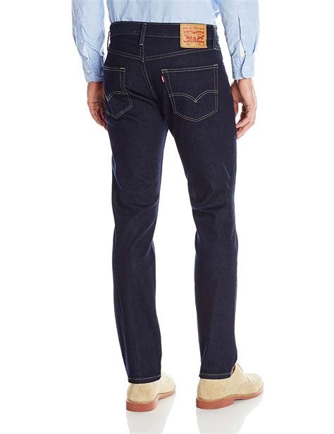 Levi S Men S 511 Slim Fit Jean Dark Hollow Stretch 28W Blue Size