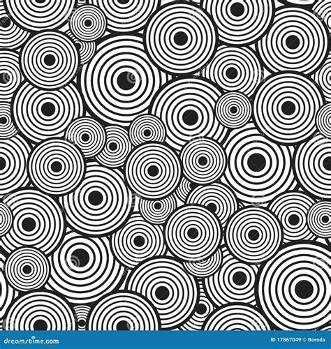 Black And White Abstract Background With Circles Stock Vector Illustration Of Computer White