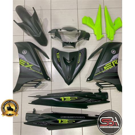 YAMAHA BODYSET LC 135 V1 V2 V3 HIJAU EXCITER 2021 NEW DESIGN SPECIAL