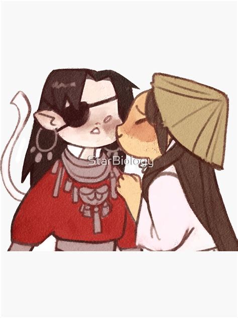 "hualian chibi" Sticker by StarBiology | Redbubble