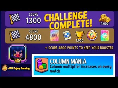 Solo Challenge Score Rally Move Column Mania Score Match Masters