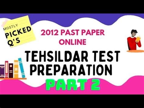 Tehsildar And Naib Tehsildar Test Preparation Pakistan Tehsildar