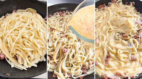 Fettuccine Carbonara 30 Minute Dinner Bake Play Smile