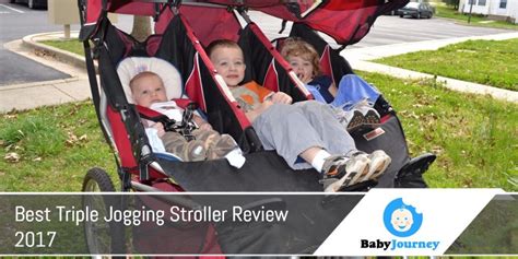 Best Triple Jogging Stroller Review (2022) | Baby Journey | Triple ...