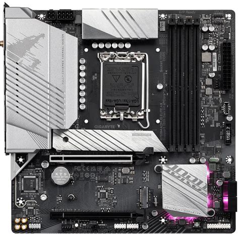 Gigabyte S Micro Atx B M Aorus Elite Ax Ddr Motherboard Ca