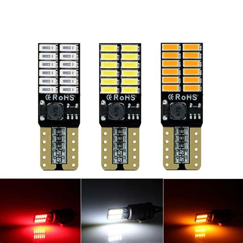 T Led Bulb Canbus W Car W W Led Signal Light V K Auto Wedge