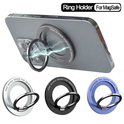 For MagSafe IPhone 14 13 12 Pro Max Ultra Thin Magnetic Finger Ring