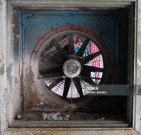 Ventilation Shaft In Industrial Building Stock Photo - Download Image ...