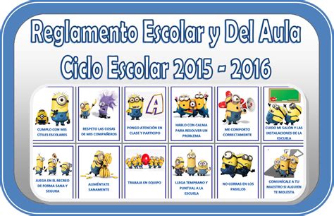 Reglamento Escolar Y Del Aula Del Ciclo Escolar 2015 2016 Material