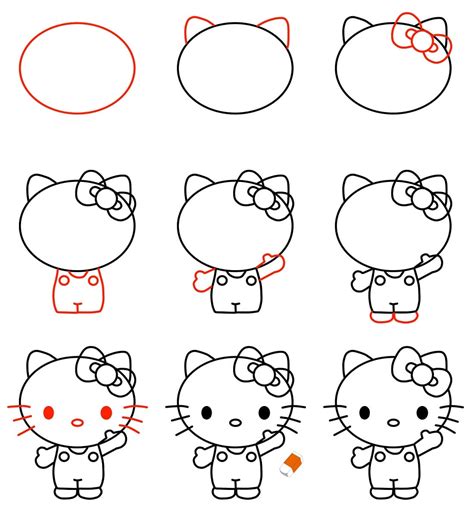 Hướng Dẫn Cách Vẽ Mèo Hello Kitty đáng Yêu Và Ngộ Nghĩnh