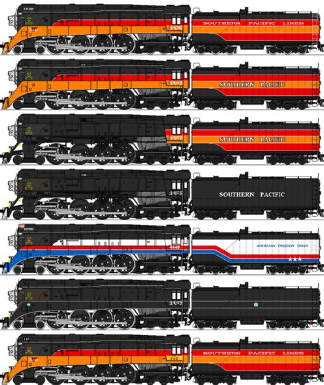 Southern Pacific Class GS-4 by omega-steam on DeviantArt