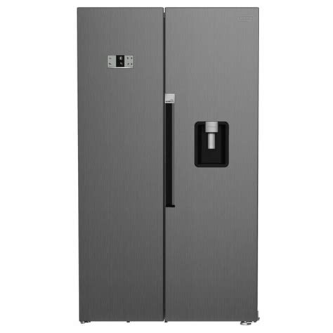 Defy Litre Side X Side Fridge Satin Metallic Dff Wakefords