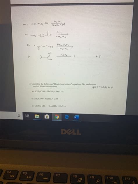 Solved Spts Each 45 Pts 20 X2 5457 1 Supply The Chemical Chegg