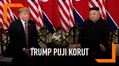 VIDEO Bertemu Kim Jong Un Trump Puji Potensi Ekonomi Korut Global