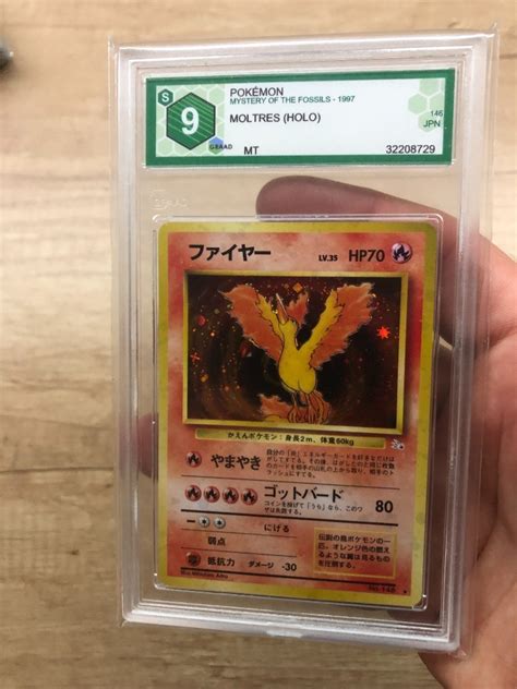 Karta Pokemon Moltres Fossil PSA 9 Witkowo Licytacja Na Allegro