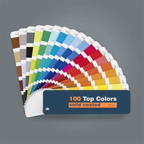 Illustration Of Top Colors Palette Guide For Print Web Design Usage