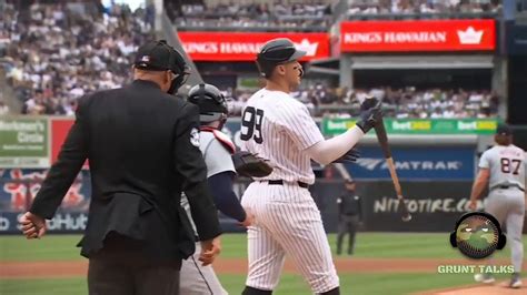 Aaron Judge Gets Ejected For The First Time In His Career Umpires Are