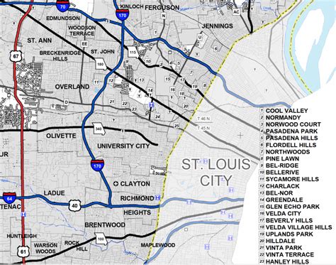 Exploring The Beauty Of St Louis County Map In 2023 - Map Of The Usa