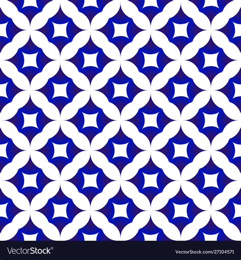 Blue and white pattern modern design Royalty Free Vector