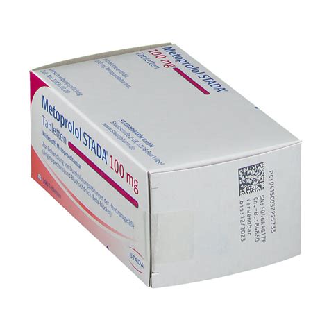 Metoprolol Stada® 100 Mg 100 St Mit Dem E Rezept Kaufen Shop Apotheke