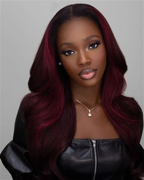 Can I Dye Black Cherry Hair Color On Dark Skin？-Blog - | Nadula