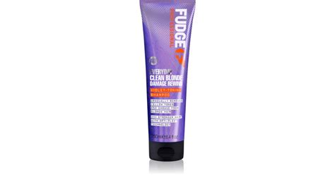 Fudge Everyday Clean Blonde Damage Rewind Shampoo champú suave para uso