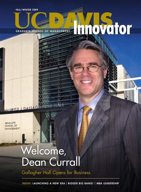 Uc Davis Graduate School Of Management Innovator By Tim Akin Issuu