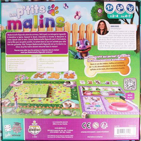 P tits Malins les Ludo Méninge multilingue Jeux de société Boutique La Revanche