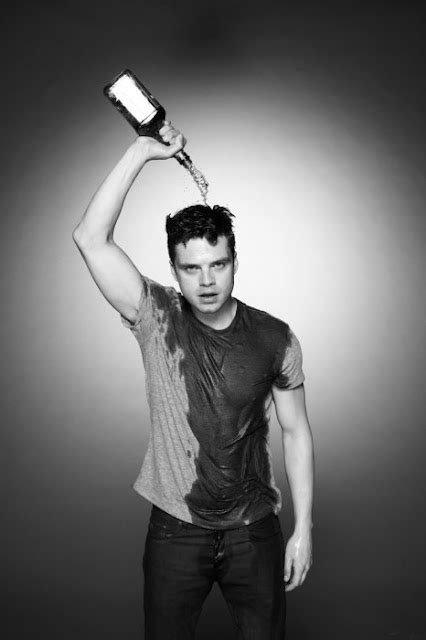 Hot Guys Actor Sebastian Stan Sexy Shirtless And Totally Wet