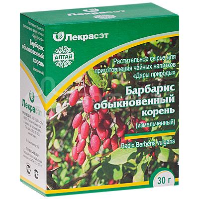 Барбарис обыкновенный корень 30гр / Травы и фито-чаи от А до Я / Травы ...