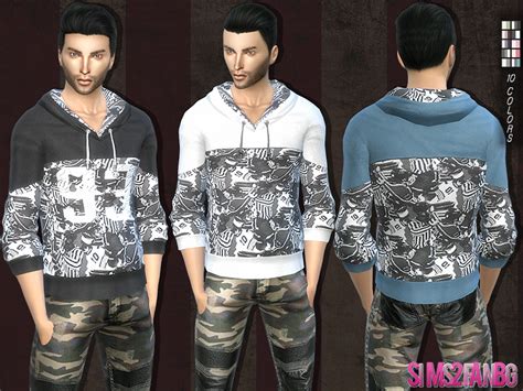 The Sims Resource 106 Casual Sweatshirt