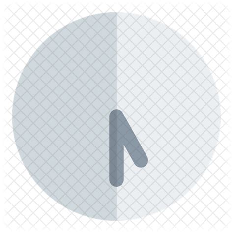 Clock half past five Icon - Download in Flat Style