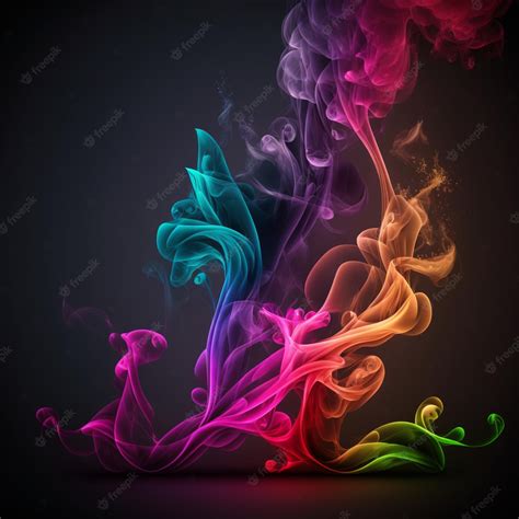 Premium Photo | Artistic smoke colors