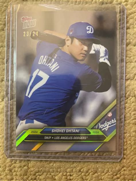 Shohei Ohtani Topps Now Road To Opening Day Or Parall Le D