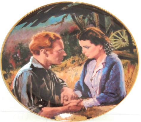 Gone With The Wind Collectors Plate Scarlet Ashley War Bradford