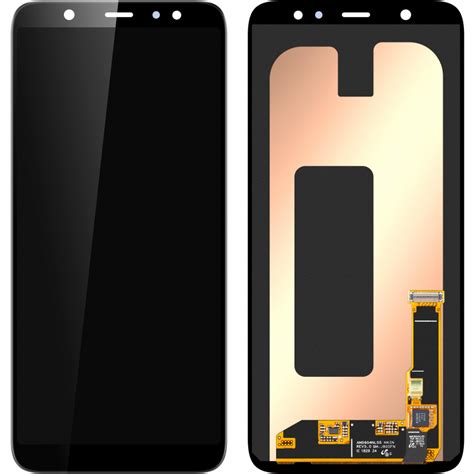 Lcd Display Module For Samsung Galaxy A6 Plus 2018 A605 Black Mobipartsro