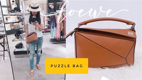 Loewe Puzzle Bag What Fits L Pammie E Youtube