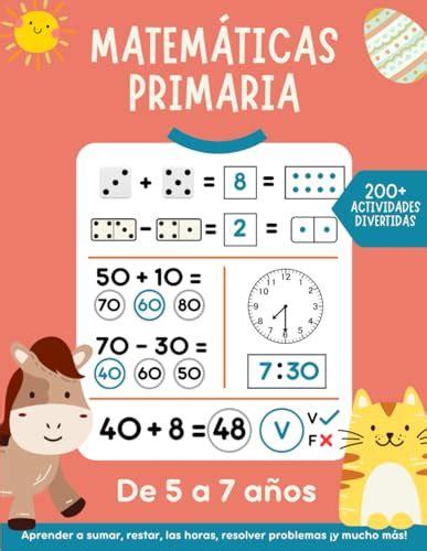 Matemáticas primaria Libro de ejercicios con 200 actividades