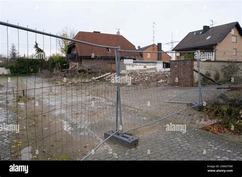 Homes Fenced Off To Be Demolished In Abandoned Coal Mining Town