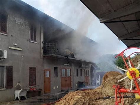 Incendio A Mapello Le Fiamme Devastano Un Azienda Agricola Corriere It