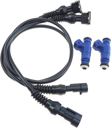 Fuel With Harness Connector Wire Plug Pigtail Set 2 Harness Pigtail