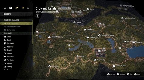 SnowRunner Island Lake Map