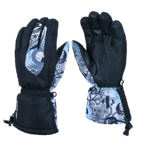 IDALL Snow Gloves,Waterproof Gloves Ski Gloves Waterproof Breathable ...