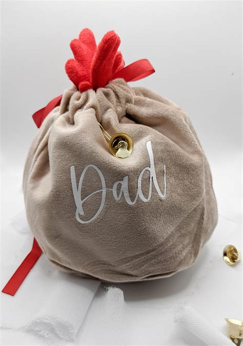 Personalized Christmas Gift Bags Christmas Gift Bag Velvet - Etsy