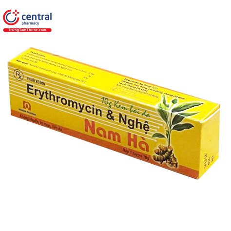 [chÍnh HÃng] Thuốc Erythromycin And Nghệ Nam Hà điều Trị Mụn Trứng Cá