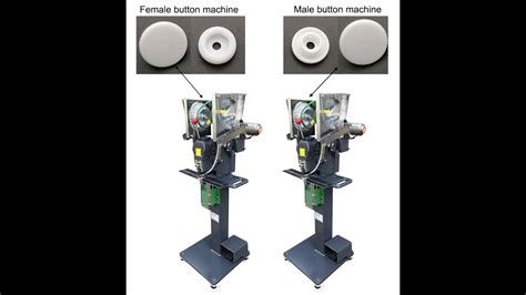 Jz N Automatic Plastic Snap Button Attaching Machine Youtube