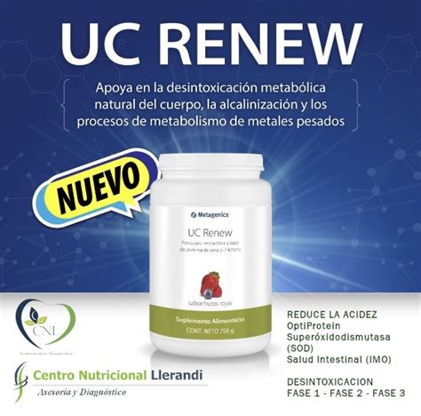 Uc Renew I Metagenics México I Centro Nutricional Llerandi